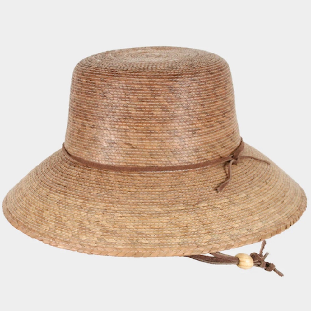 Anthropologie terrain Tula Abby woven gardening sun straw hat EUC